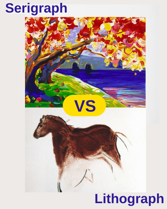 Lithograph Vs Serigraph