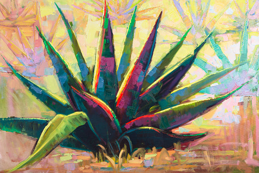 Arizona's Century Green Plant Painting
