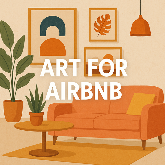 Make Your Airbnb or Rental Stand Out with Statement Wall Art