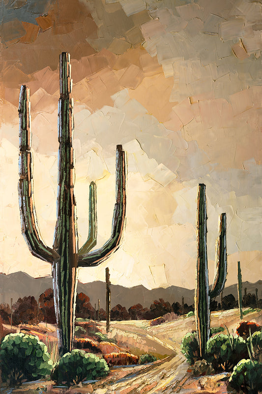 Western Arizona Landscape Painting For Sale