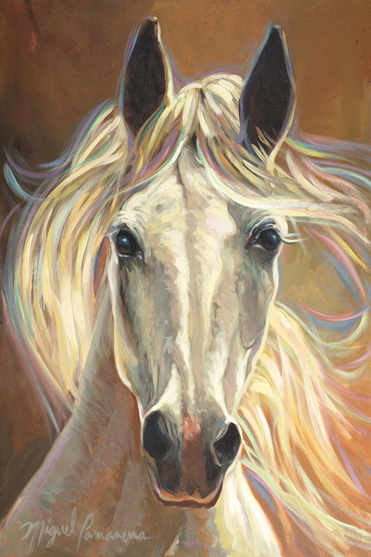 White Andalusian Horse (HO#020)
