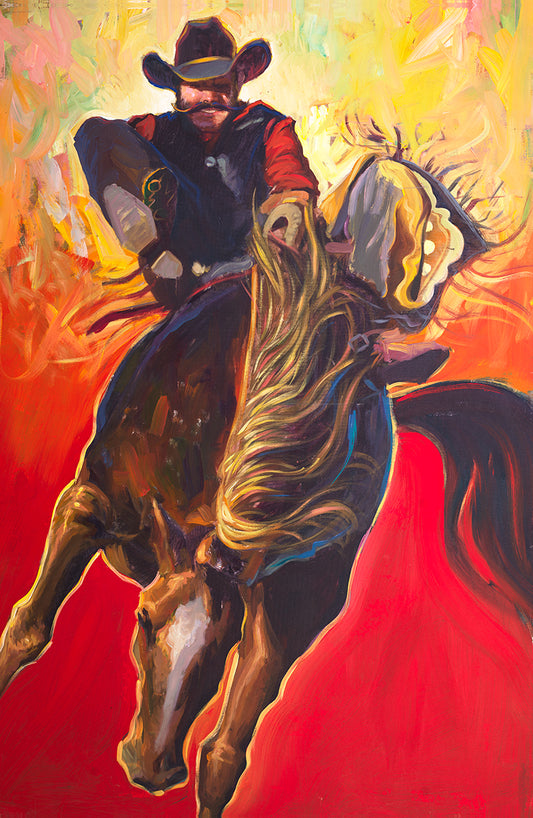 Rodeo Art Wall Paintings By Famous Arizona Artist