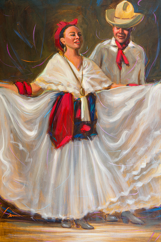 Painting of Flamenco Dancers For Home Decor