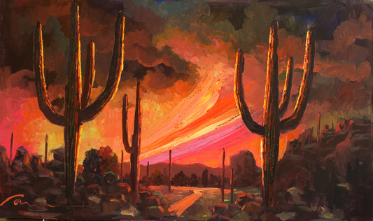 Dos Saguaros