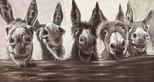 Sepia Crazy 5 Donkeys (DO#010)